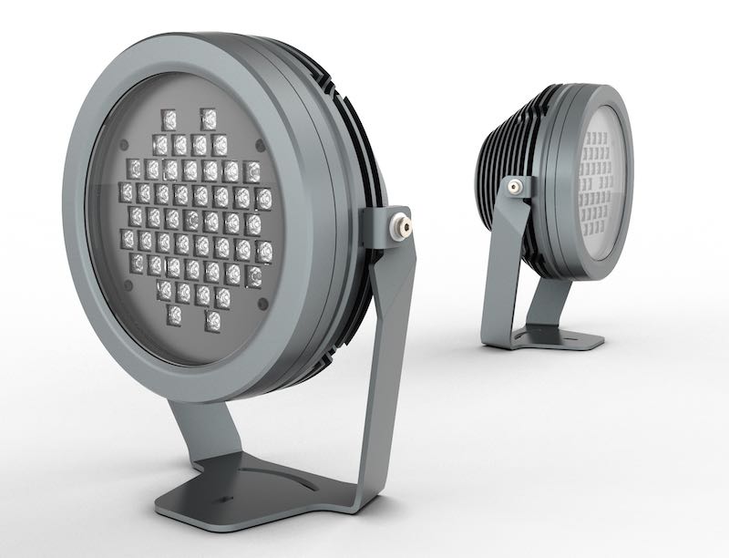 High Lumen Light Fixture wall washing & areal lighting. 