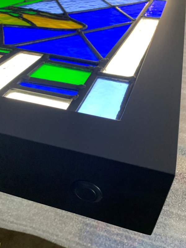 led backlit stained glass